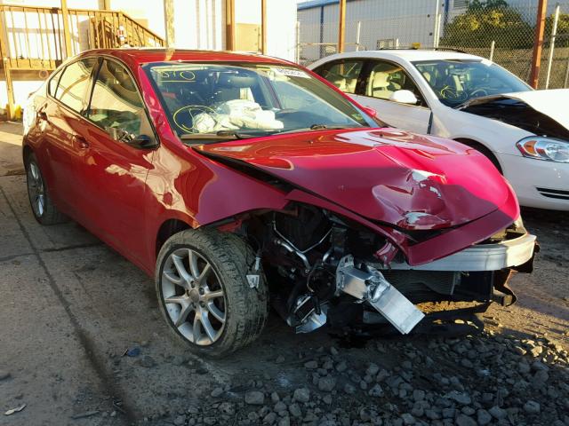 1C3CDFBA3DD333791 - 2013 DODGE DART SXT RED photo 1