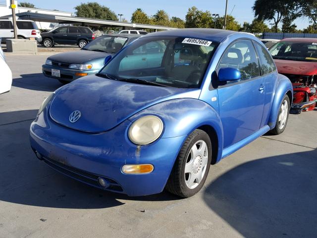 3VWCC21CXXM467875 - 1999 VOLKSWAGEN NEW BEETLE Mavi foto 2
