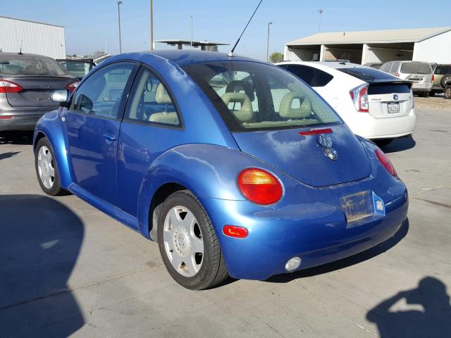 3VWCC21CXXM467875 - 1999 VOLKSWAGEN NEW BEETLE Mavi foto 3