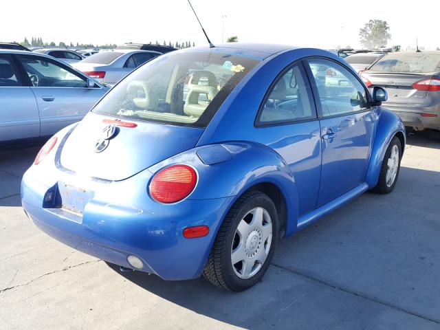 3VWCC21CXXM467875 - 1999 VOLKSWAGEN NEW BEETLE Mavi foto 4