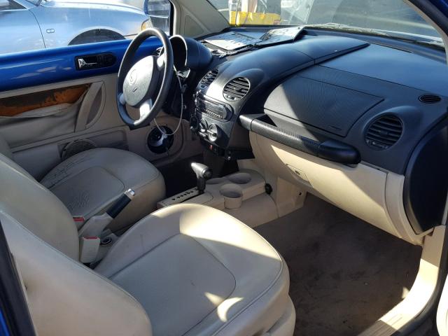 3VWCC21CXXM467875 - 1999 VOLKSWAGEN NEW BEETLE Mavi foto 5