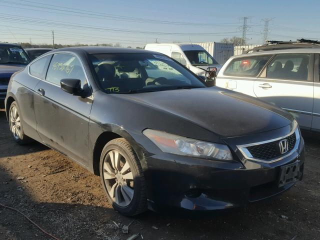 1HGCS12748A021593 - 2008 HONDA ACCORD EX BLACK photo 1