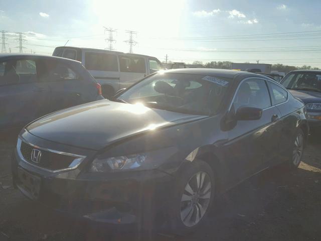 1HGCS12748A021593 - 2008 HONDA ACCORD EX BLACK photo 2