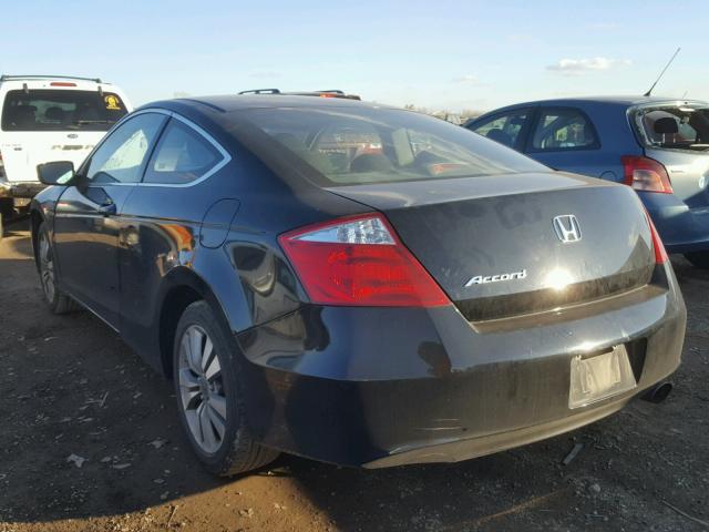 1HGCS12748A021593 - 2008 HONDA ACCORD EX BLACK photo 3