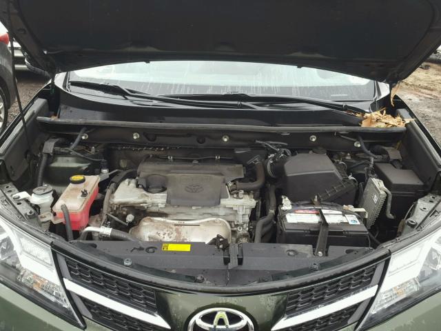 2T3DFREV9DW004087 - 2013 TOYOTA RAV4 LIMIT GREEN photo 7