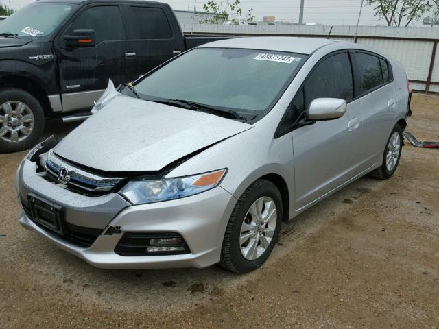 JHMZE2H73CS002631 - 2012 HONDA INSIGHT EX SILVER photo 2