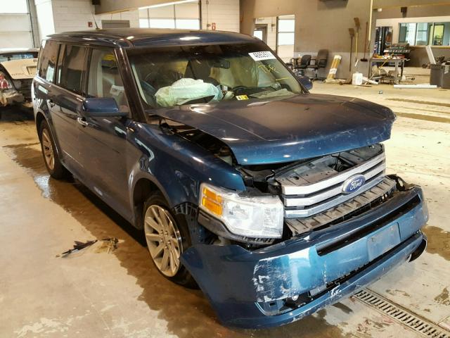 2FMGK5CCXBBD04462 - 2011 FORD FLEX SEL TEAL photo 1