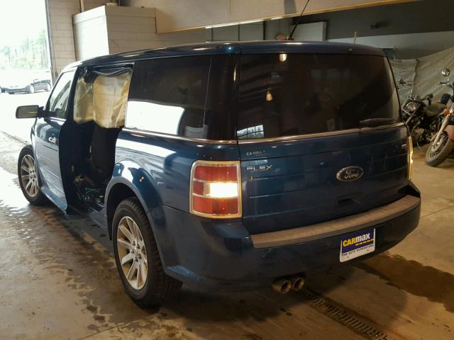 2FMGK5CCXBBD04462 - 2011 FORD FLEX SEL Dəniz mavisi foto 3