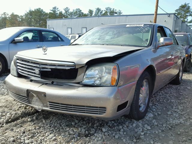 1G6KD54Y73U133607 - 2003 CADILLAC DEVILLE BROWN photo 2