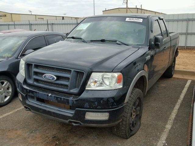 1FTPX14534NA07779 - 2004 FORD F150 BLACK photo 2