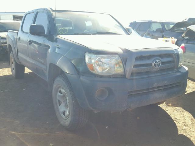 5TELU42N49Z615309 - 2009 TOYOTA TACOMA DOU GREEN photo 1