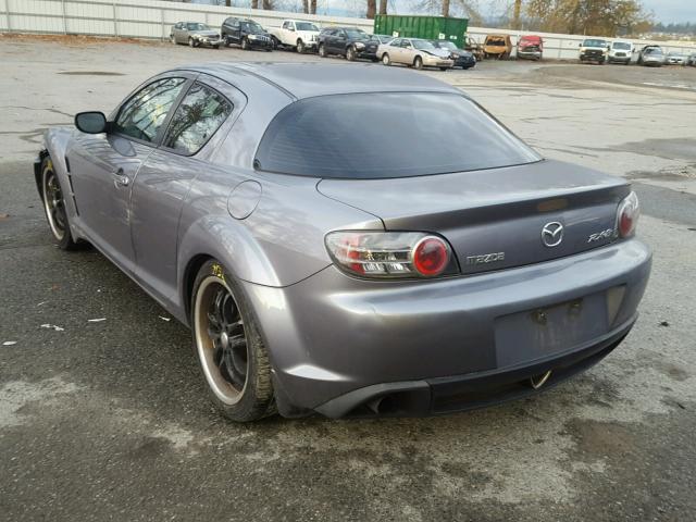 JM1FE17N850143952 - 2005 MAZDA RX8 SILVER photo 3