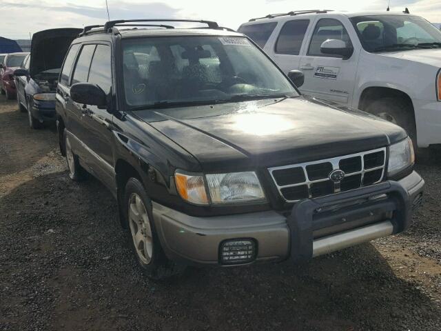 JF1SF6553WH764861 - 1998 SUBARU FORESTER S BLACK photo 1