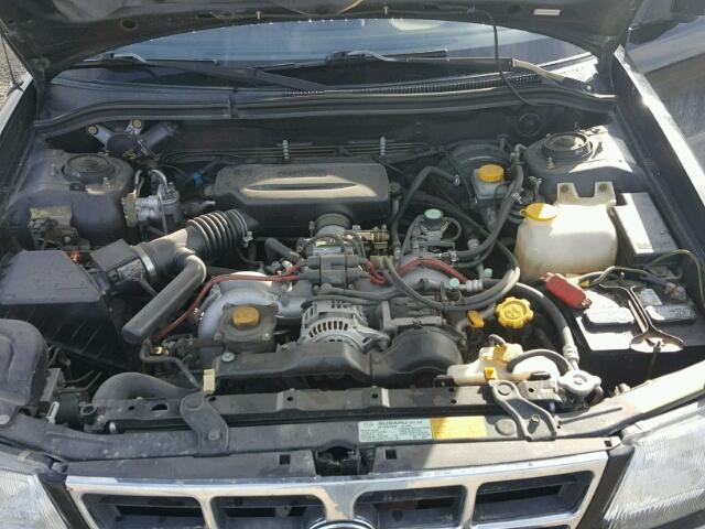 JF1SF6553WH764861 - 1998 SUBARU FORESTER S BLACK photo 7