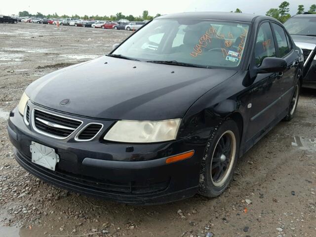 YS3FD46Y871002563 - 2007 SAAB 9-3 2.0T BLACK photo 2