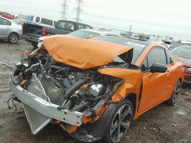 2HGFG4A56EH701010 - 2014 HONDA CIVIC SI ORANGE photo 2