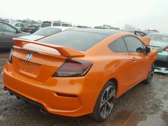 2HGFG4A56EH701010 - 2014 HONDA CIVIC SI ORANGE photo 4