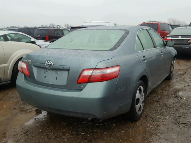 4T1BE46K27U516093 - 2007 TOYOTA CAMRY NEW BLUE photo 4