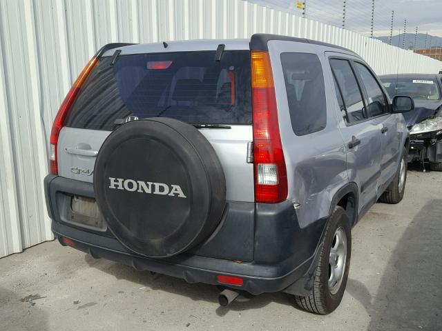 JHLRD68423C015580 - 2003 HONDA CR-V LX SILVER photo 4