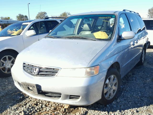 5FNRL18903B007513 - 2003 HONDA ODYSSEY EX SILVER photo 2