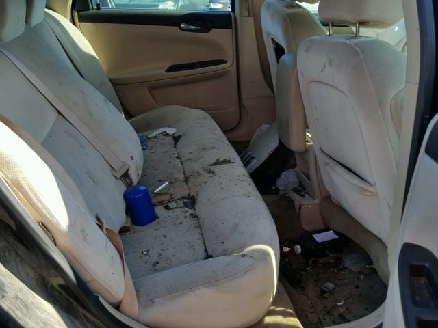 2G1WF5EK2B1140325 - 2011 CHEVROLET IMPALA LS BLACK photo 6