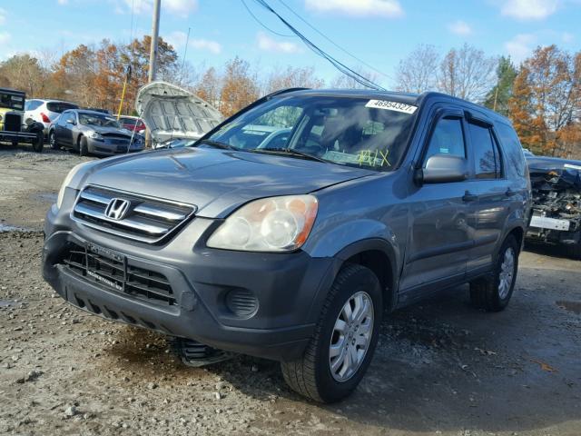 SHSRD788X6U403548 - 2006 HONDA CR-V EX GRAY photo 2