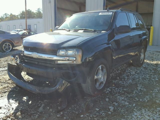 1GNDS13S572293950 - 2007 CHEVROLET TRAILBLAZE BLACK photo 1