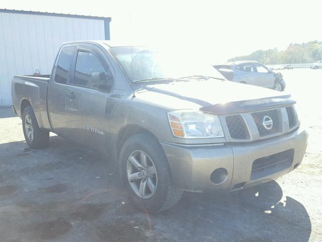 1N6BA06A66N560958 - 2006 NISSAN TITAN XE GRAY photo 1