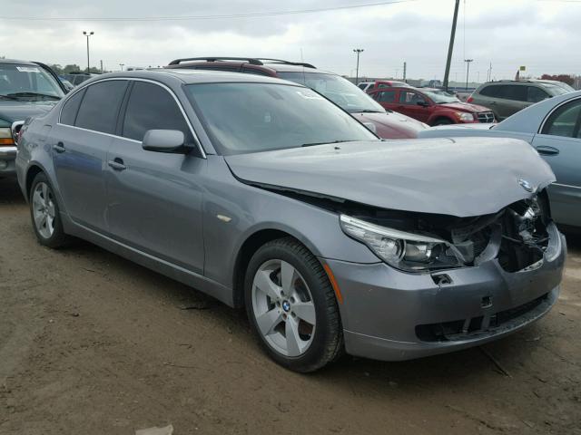 WBANV13548CZ54164 - 2008 BMW 528 XI GRAY photo 1