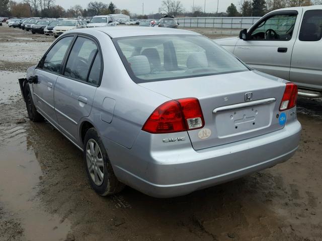 1HGES25763L006472 - 2003 HONDA CIVIC EX 银色 照片 3