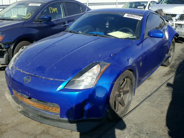 JN1AZ34D44T163539 - 2004 NISSAN 350Z COUPE BLUE photo 2