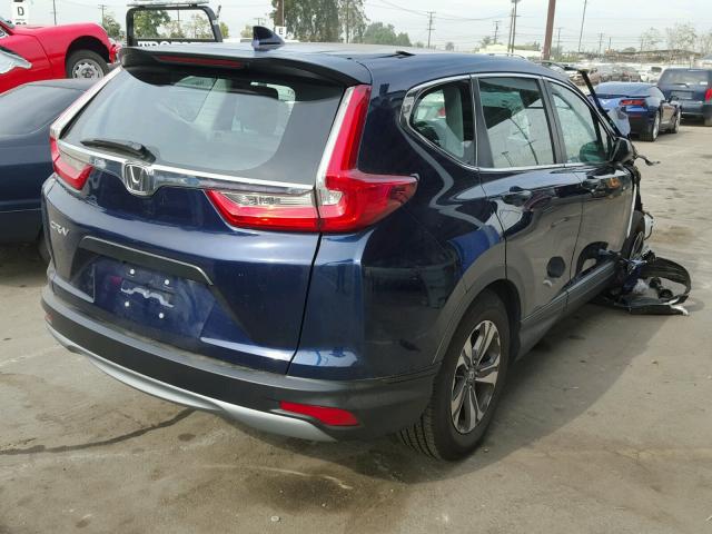 7FARW5H31HE004691 - 2017 HONDA CR-V LX BLUE photo 4