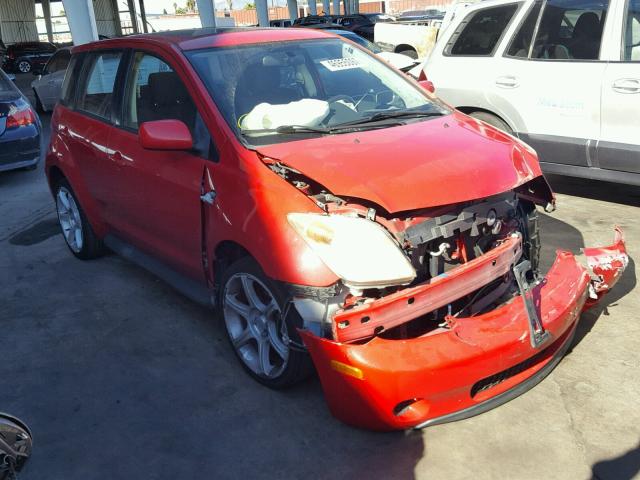 JTKKT624450099795 - 2005 TOYOTA SCION XA RED photo 1