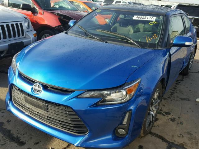 JTKJF5C78E3086732 - 2014 TOYOTA SCION TC 蓝色 照片 2