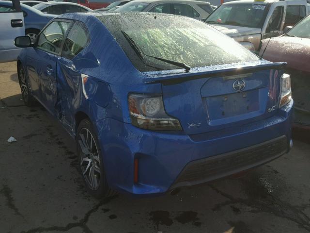 JTKJF5C78E3086732 - 2014 TOYOTA SCION TC 蓝色 照片 3