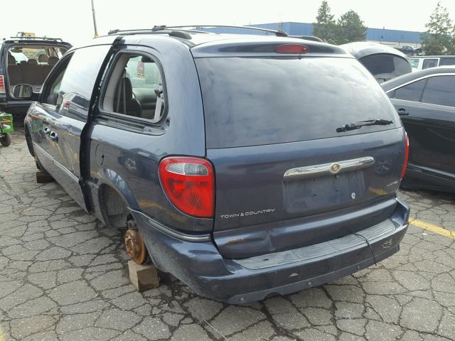 2A4GP64L57R258932 - 2007 CHRYSLER TOWN & COU BLUE photo 3