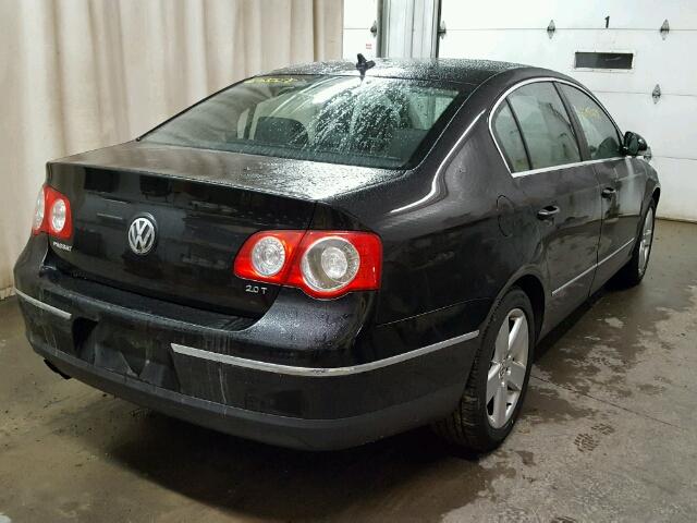 WVWAK73C98E003460 - 2008 VOLKSWAGEN PASSAT KOM BLACK photo 4