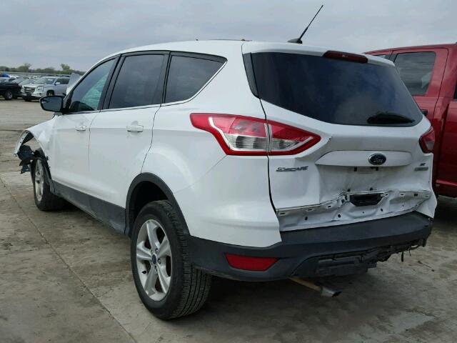 1FMCU0GX3EUA61553 - 2014 FORD ESCAPE SE WHITE photo 3