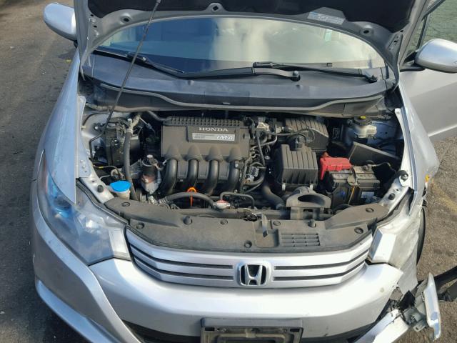 JHMZE2H71BS007194 - 2011 HONDA INSIGHT EX SILVER photo 7