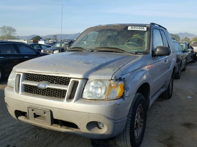 1FMYU60E33UB88690 - 2003 FORD EXPLORER S SILVER photo 2