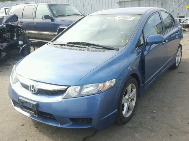 19XFA1F65AE003123 - 2010 HONDA CIVIC BLUE photo 2