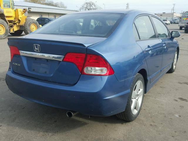 19XFA1F65AE003123 - 2010 HONDA CIVIC BLUE photo 4