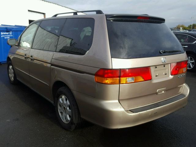 5FNRL18773B087147 - 2003 HONDA ODYSSEY EX GOLD photo 3