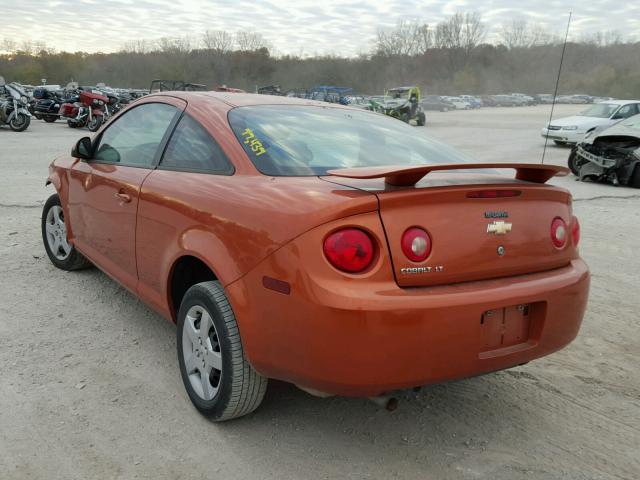 1G1AL15F377106399 - 2007 CHEVROLET COBALT LT ORANGE photo 3