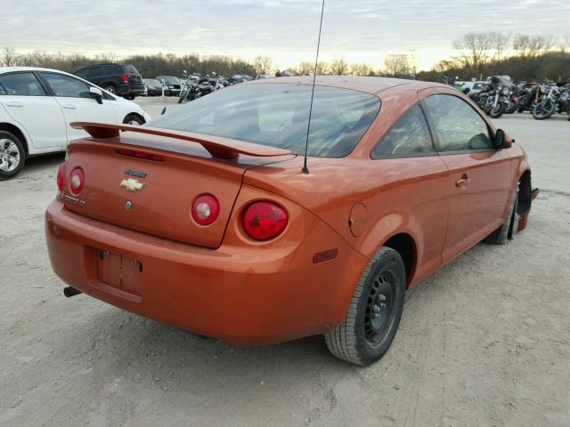 1G1AL15F377106399 - 2007 CHEVROLET COBALT LT ORANGE photo 4