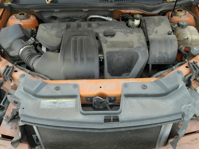 1G1AL15F377106399 - 2007 CHEVROLET COBALT LT ORANGE photo 7