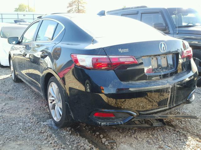 19UDE2F32HA000430 - 2017 ACURA ILX BASE BLACK photo 3