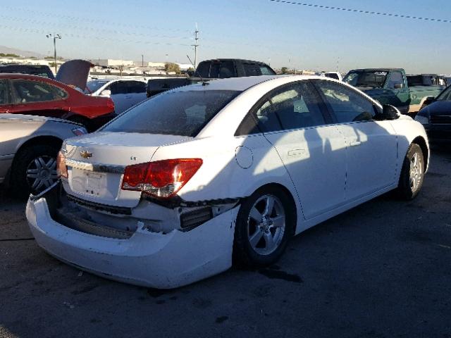 1G1PK5SB6E7176983 - 2014 CHEVROLET CRUZE LT WHITE photo 4