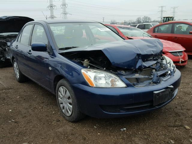 JA3AJ26E26U065268 - 2006 MITSUBISHI LANCER ES BLUE photo 1