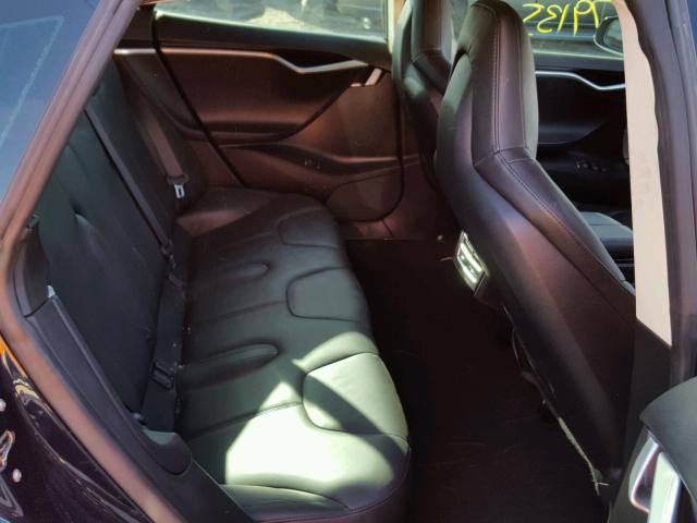 5YJSA1CN9DFP21802 - 2013 TESLA MODEL S BLUE photo 6